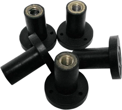 Paquete de 5 tuercas de repuesto parabrisas Klock Werks 10-32 1998-2013 Harley FLTR Foto 1 de 2