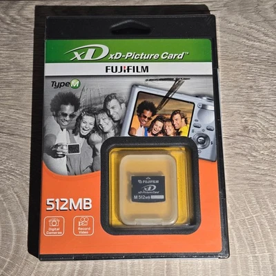 Fujifilm 512 MB Digital Camera xD Picture Memory Card (Type M) Brand New Sealed - Image 1 of 4