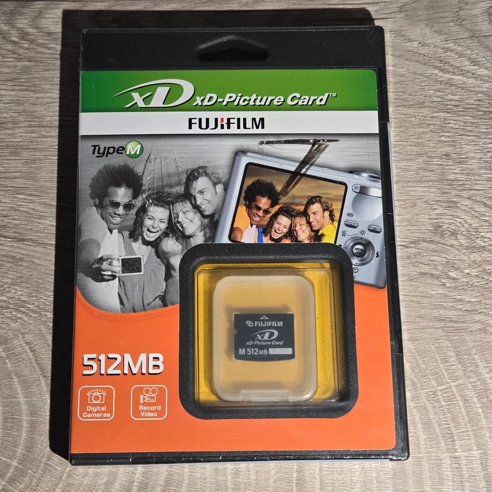 Fujifilm 512 MB Digital Camera xD Picture Memory Card (Type M) Brand New Sealed - Image 1 of 4