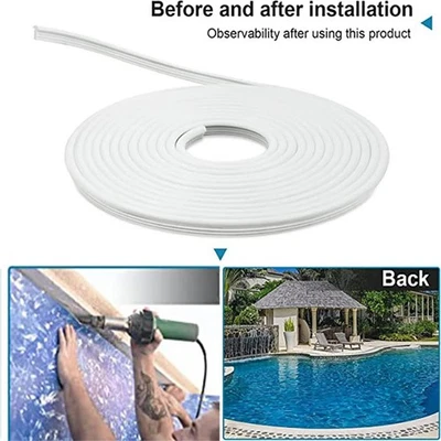 Bande de Verrouillage Flexible En PVC pour Revêtement de Piscine, Robuste et - Photo 1/4