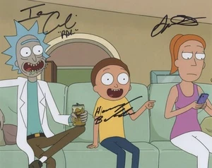 Foto autografiada de Rick y Morty 8x10 certificado de autenticidad - Imagen 1 de 1