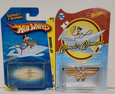 2010 & 2017 HOT WHEELS WONDER WOMEN INVISIBLE JET SDCC San Diego Comic-Con - Image 1 of 4