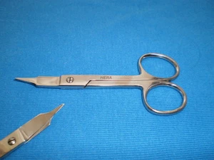TIJERAS FINAS, CUTÍCULA, MANICURA, UÑAS, PUNTA DE FLECHA TALLA 3,5`` CALIDAD SUPERIOR - Imagen 1 de 1