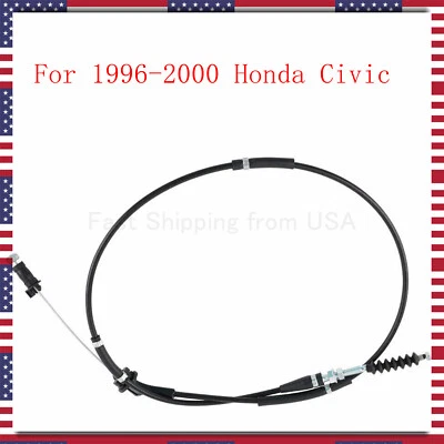For Honda Civic 1996-2000 Throttle Body Cable black and silver 17910-S01-G03 New Foto 1 de 4