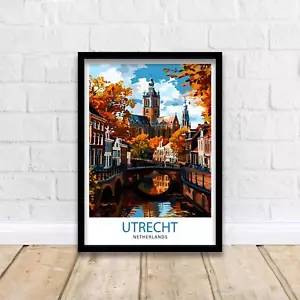Utrecht Netherlands Travel Print - Picture 1 of 10