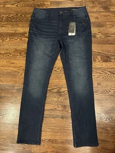 NEW The Perfect Jean NYC Jeans Mens 40x38 Blue Slim Thick Fit Denim Dark - Picture 1 of 5