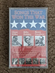 "Songs That Won The War" NEW/RARE Cassette! Miller, Holiday, Goodman! NEW/RARE!! - Picture 1 of 1