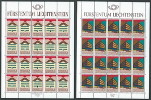 1990 EUROPA LIECHTENSTEIN MINIFOGLI MNH ** - B - Foto 1 di 1