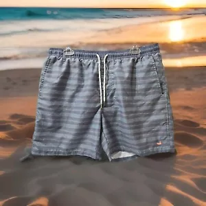 Southern Marsh Herren Medium grau pfirsich gefüttert Kordelzug Badehose 5,5" Schrittlänge - Bild 1 von 12