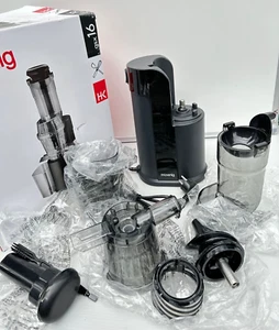H.Koenig GSX16 Slow Juicer Entsafter, 1,0 L, 400 W OVP NEU B-Ware - Bild 1 von 4