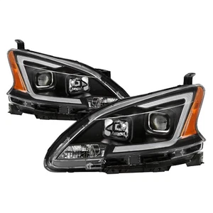 Spyder Auto 9042966 DRL LED Light Bar Projector Headlights Fits 13-15 Sentra - Picture 1 of 6