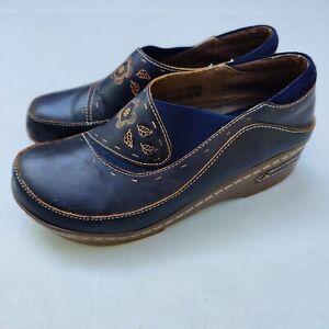 Spring Step L’ArtisteBurbank Leather Shoes Clogs EU 37 US 6.5  shoes Dark Blue 