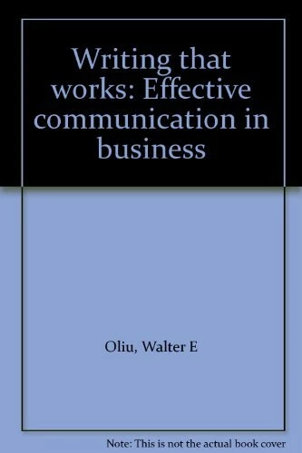 Writing That Works: Effective Communication in Business Edition: - Image 1 of 1