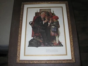 Norman Rockwell "The Sick Dolly" Originaldruck 14x17" - Bild 1 von 6