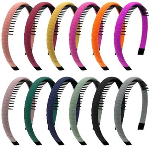 12 Pieces Teeth Comb Headband Non-slip Hair Headbands Colorful Teeth Headband... - Picture 1 of 7