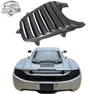 Tampa do painel traseira do capô do motor de fibra de carbono acabamento do capô para Mclaren MP4-12C 650S - Imagem 1 de 4
