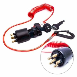 Ignition Switch Key For OMC BRP 1996 Up Johnson Evinrude 5005801 Boat - Picture 1 of 7