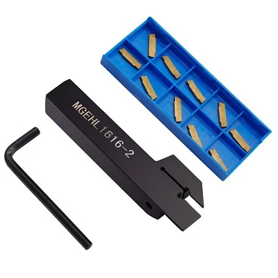 MGEHL1616-2 16mm CNC Grooving Partting Cut-Off Tool Holder + 10Pcs MGMN200 2mm - Image 1 of 4