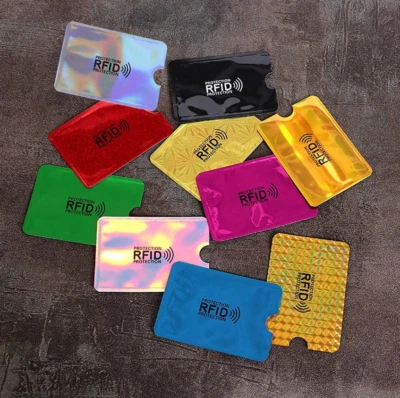 24pcs RFID Blocking Aluminum Card Holders - Slim, Durable, Anti-Theft Design-NEW - Image 1 of 4