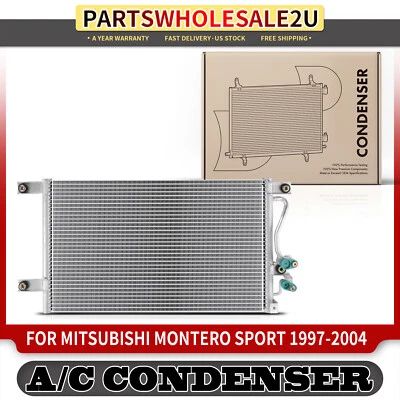 Новый конденсатор переменного тока кондиционер с кронштейном для Mitsubishi Montero Sport 97-04 - Изображение 1 из 4