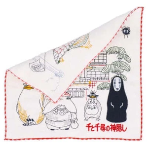 Studio Ghibli Spirited Away Mini Towel Welcome to Aburaya Cotton 10"x10" - Picture 1 of 2