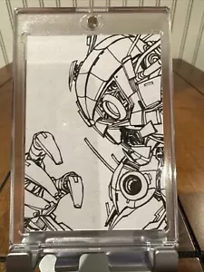 Panini Amazing Spider-Man Original Sketch Card 1 of 1 Spider-Man with Box. - Picture 1 of 7