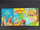 3 Disney Books Dumbo Peter Pan Lady and the Tramp Wonderful World of Books