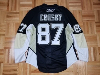 CAMISETA DE HOCKEY VINTAGE PITTSBURGH PENGUINS #87 CROSBY NHL REEBOK TALLA 48 Foto 1 de 4