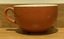 Churchill China Stonecast Cappuccino Cup 8oz (22.7cl) Spiced Orange x 1