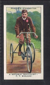 Bemerkenswerter Dreiradfahrer: F.T. Bidlake - 80+ Jahre alte UK Tabakkarte # 18 - Bild 1 von 2