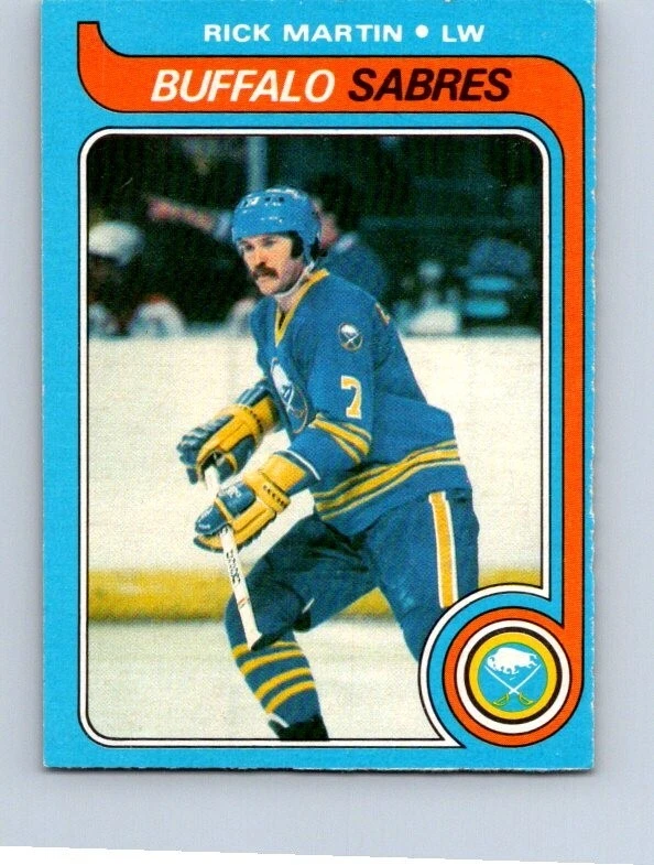 HOCKEY CARD  OPC 1979 BUFFALO SABRES RICK MARTIN  NO1489 - Image 1 of 1