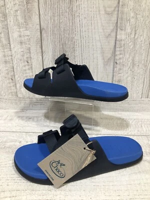 Chaco Chillos Jóvenes Niños Talla 6 Zapatos Negro Azul Cómodo Exterior Sandalias Sin Cordones Foto 1 de 4