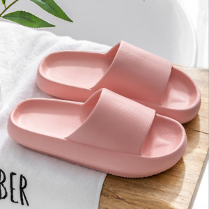Summer House Non-slip Women Bath Slipper Thick Soft Flat Shoes Bathroom Sandals
