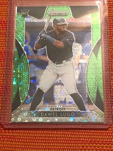 2019 PANINI PRIZM DAWEL LUGO #267 RC LIME GREEN DONUT CIRCLES PRIZM /199 - Picture 1 of 2