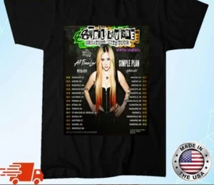 Avril Lavigne Summer 2024 Greatest Hits Tour Unisex T-Shirt All Size For Fans - Picture 1 of 6