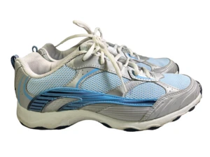 Women's Cross Trekkers Athletic Shoes Sneakers Lace Up Gray/Blue Size 10 M - Picture 1 of 11