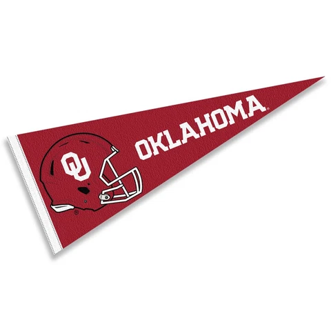 OU Sooners 12 in X 30 in Football Helmet Pennant Cover