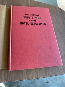 1953-54 International Who’s Who Among Hotel Executives Rare Reference Book - Picture 1 of 7