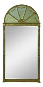 53027EC: FRIEDMAN BROTHERS Arch Top Gold Frame Mirror ~ NEW - Picture 1 of 11