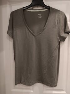 Gilligan & O'Malley Womens Vneck Sleep Shirt Size Xxl Moss Color