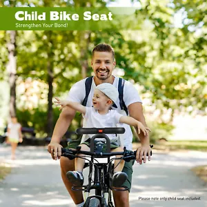 Kinder Sitz Fahrradsitz Vorne Montiert Fahrrad Kindersitz 40kg DHL - Bild 1 von 18
