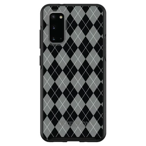 OtterBox Personalizado Simetría para Samsung Galaxy S - Negro Gris Blanco Argyle - Imagen 1 de 25