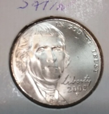 2008 Jefferson Nickel  P - SATIN - BU - Uncirculated - Image 1 of 2
