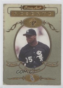 2001 Pacific Private Stock Private Stock Reserve Frank Thomas #8 HOF