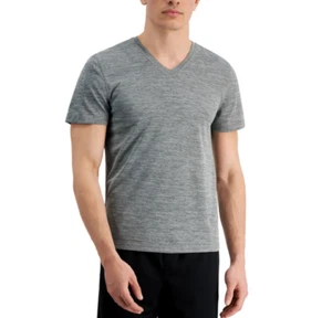 ID Ideology T-Shirt Uomo Birdseye Maglia Scollo a V Stormy Heather Taglia M 2305 - Foto 1 di 1