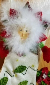 D56-Patience Brewster, Krinkles * Mini Strumpf weißer Weihnachtsstern * 35994.9 - Bild 1 von 1