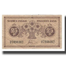 [#568803] Banknot, Finlandia, 25 Penniä, 1918, KM:33, VF(20-25)