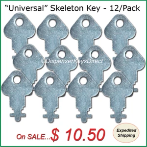 "Universal" Skeleton Key for Paper Towel & Toilet Tissue Dispensers - (12/pk.) - Picture 1 of 3