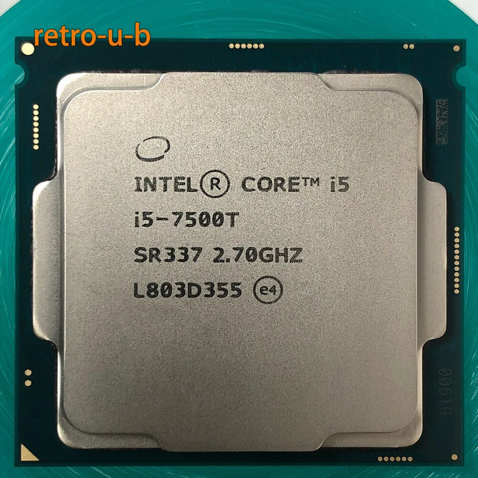 7Th Gen Intel Core i5-7500T LGA1151 CPU Processor Quad Core 2.7GHz 6MB SR337 - Image 1 of 1