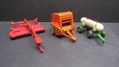 Ertl Tonka Hay Baler Ammonia Trailer Case Discbine Mower Farming Implement  1/64 - Image 1 of 4